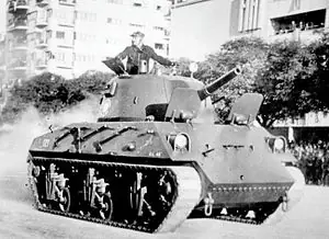 Tanque argentino durante la segunda guerra mundial