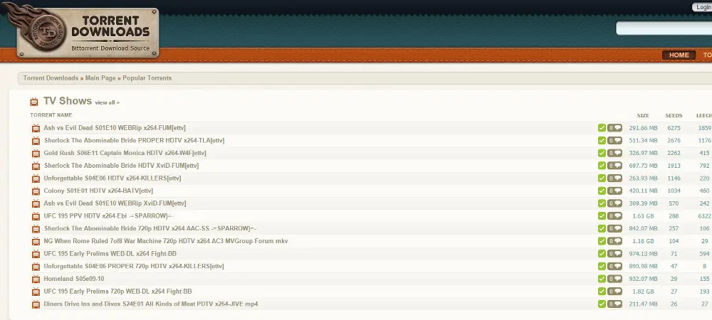 páginas de descarga de torrents con más visitas
