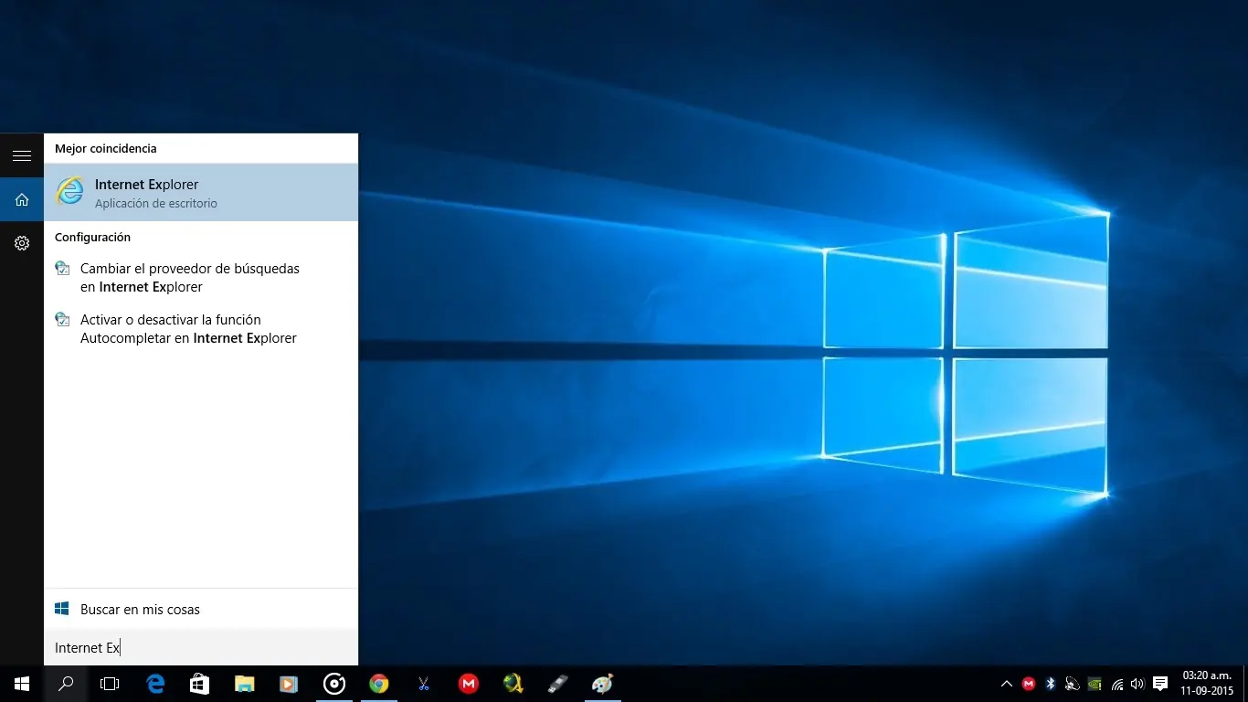 Dónde está Internet Explorer en Windows 10