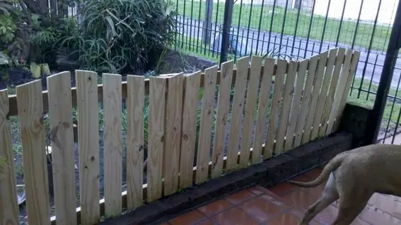Como hacer una cerca de madera