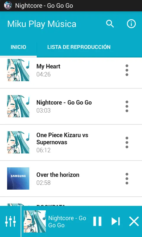 reproductor de musica