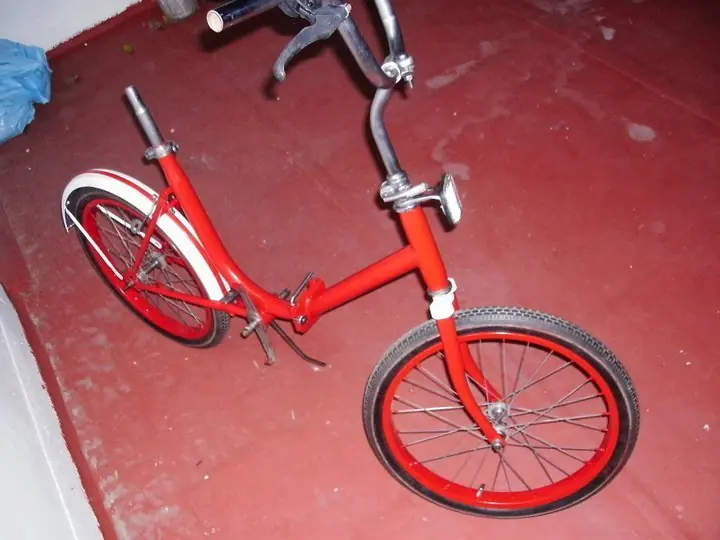 Reciclado de bicicleta plegable rodado 20 Paulita
