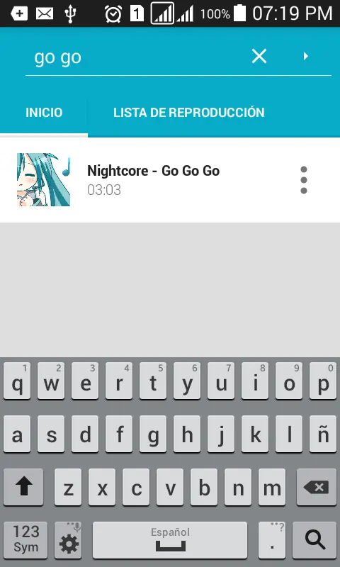 Hice mi reproductor de música de Miku Hatsune (APK Android)