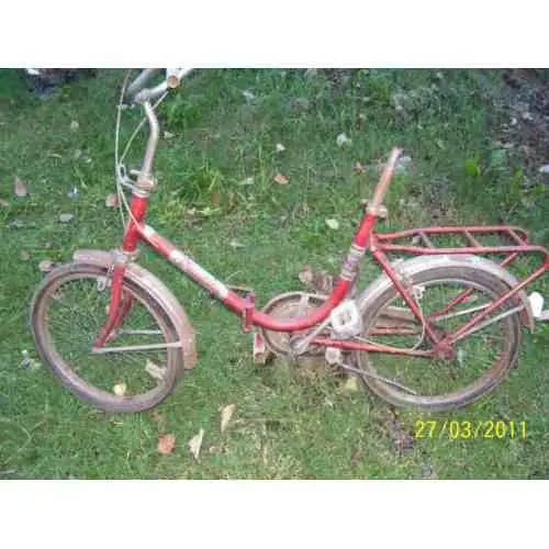 Reciclado de bicicleta plegable rodado 20 Paulita