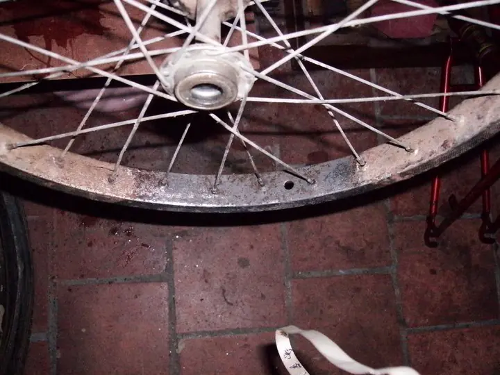 Reciclado de bicicleta plegable rodado 20 Paulita
