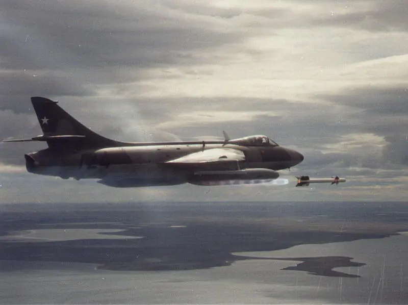 El Hawker Hunter  De La Fach