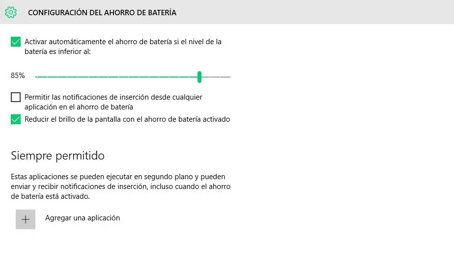 Cómo maximizar la vida de la batería en Windows 10