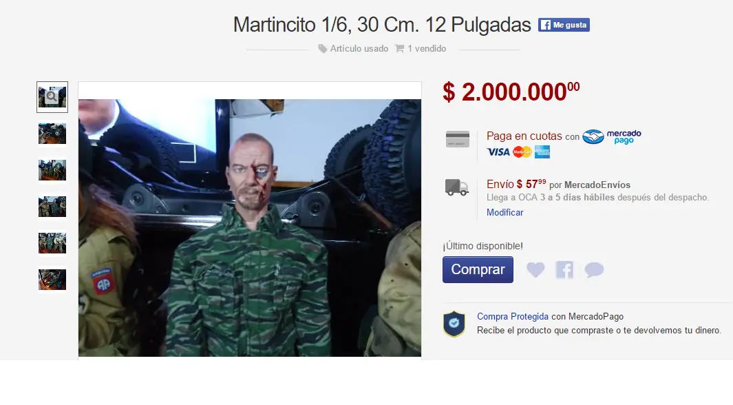 Compra la figura de acción de Martin Lanatta.