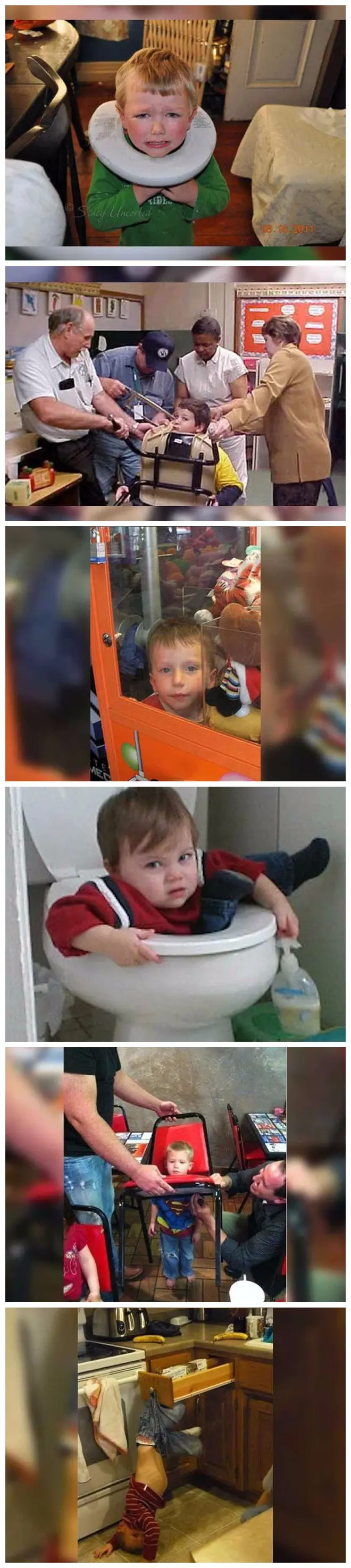 Niños metidos en problemas