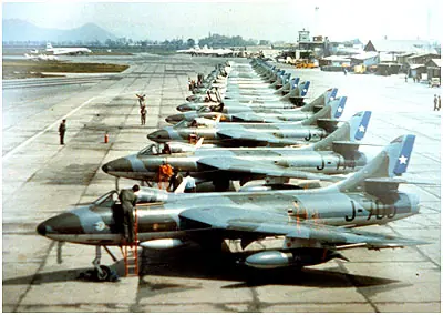 El Hawker Hunter  De La Fach