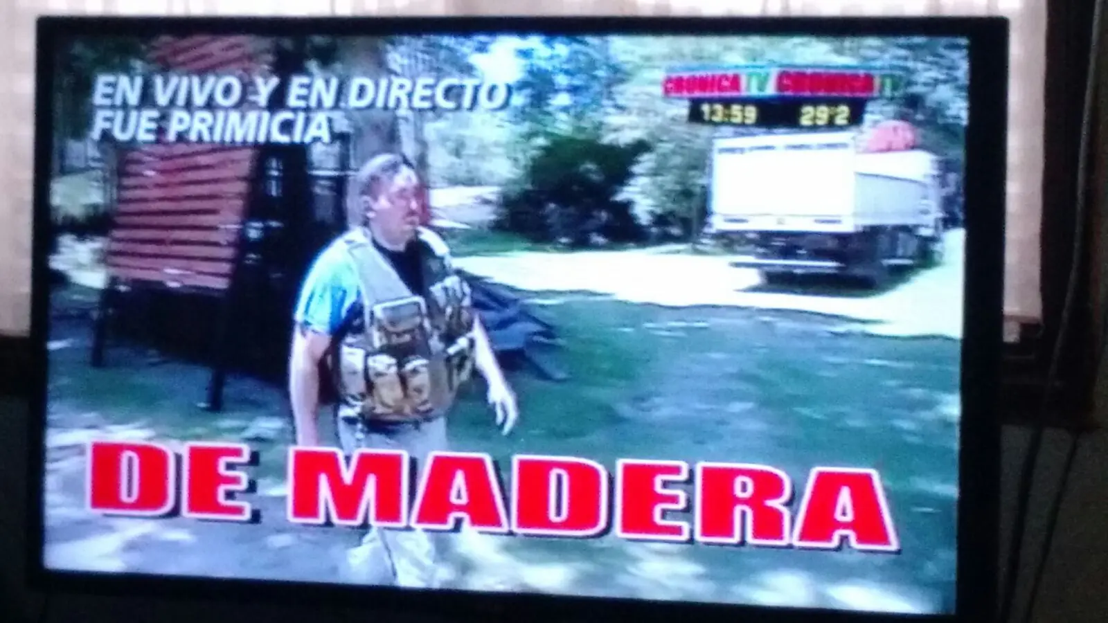 Un buen domingo con las placas de Cronica TV