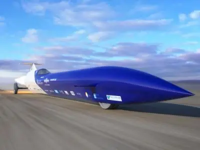 el auto mas rapido del mundo 1609,34km/h