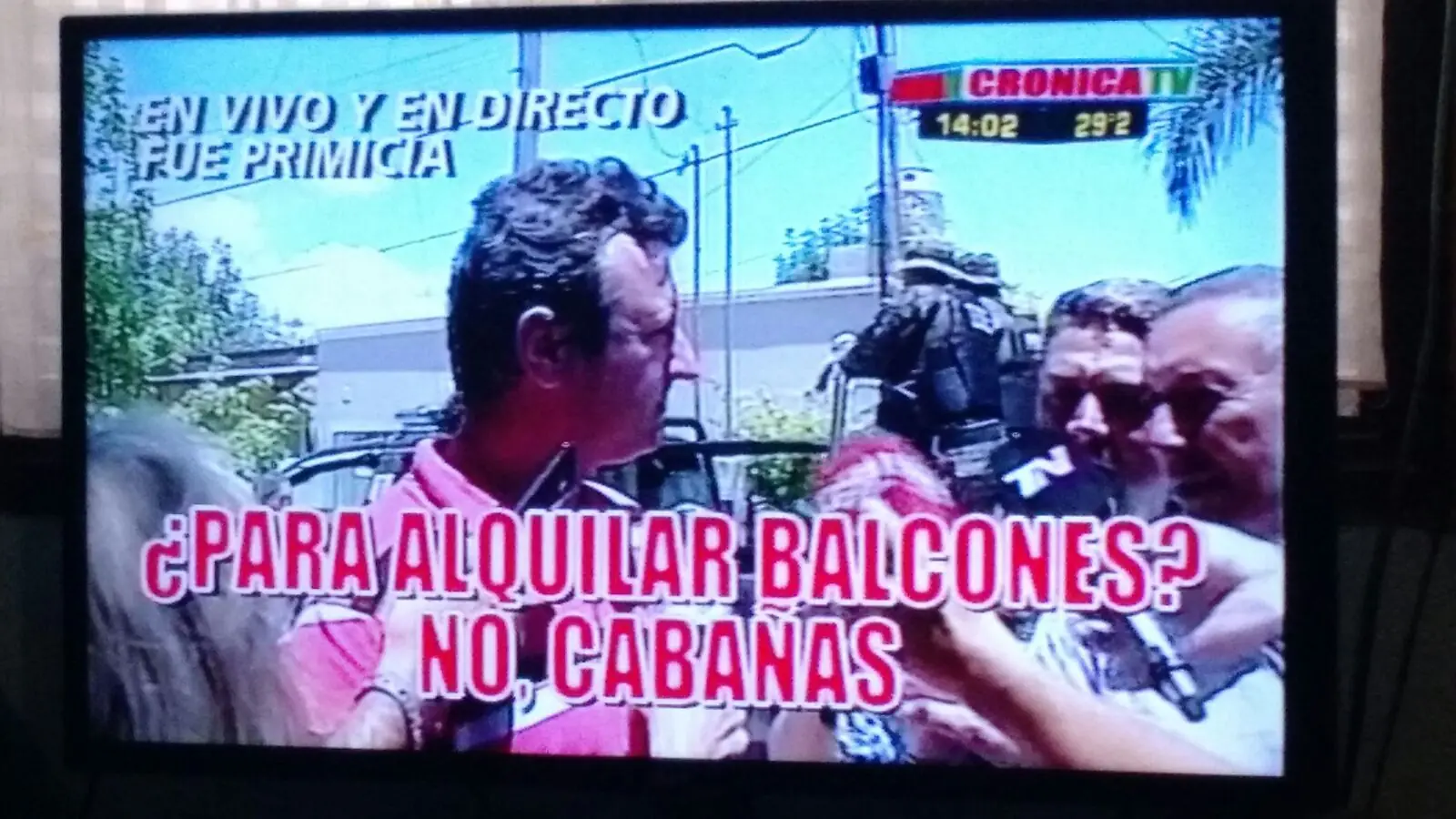 Un buen domingo con las placas de Cronica TV Un buen domingo con las placas de Cronica TV