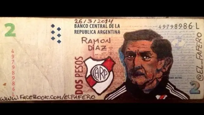 Arte en los billetes argentinos , pasa y reite papu