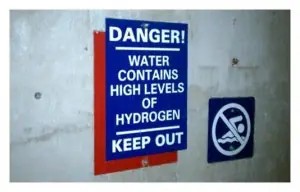 ¡Cuidado! ¡Agua con hidrógeno!