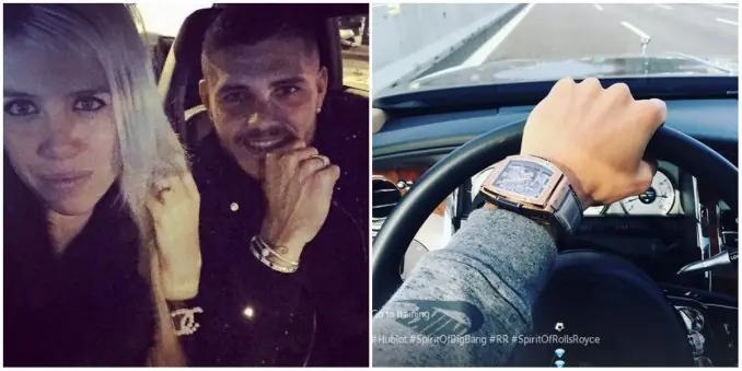 Mauro Icardi publicó costoso reloj y se lo robaron