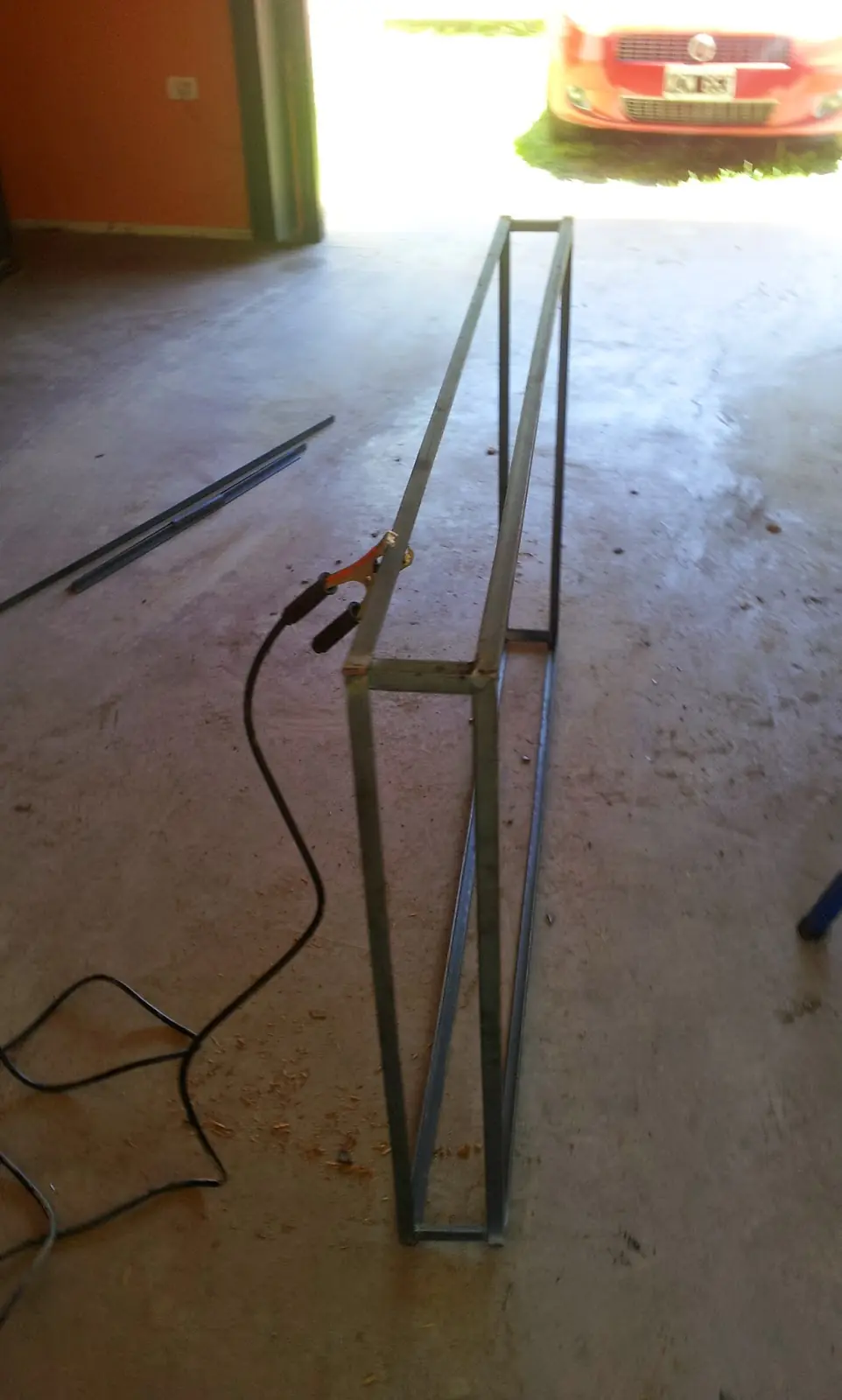 hacer parrilla de material