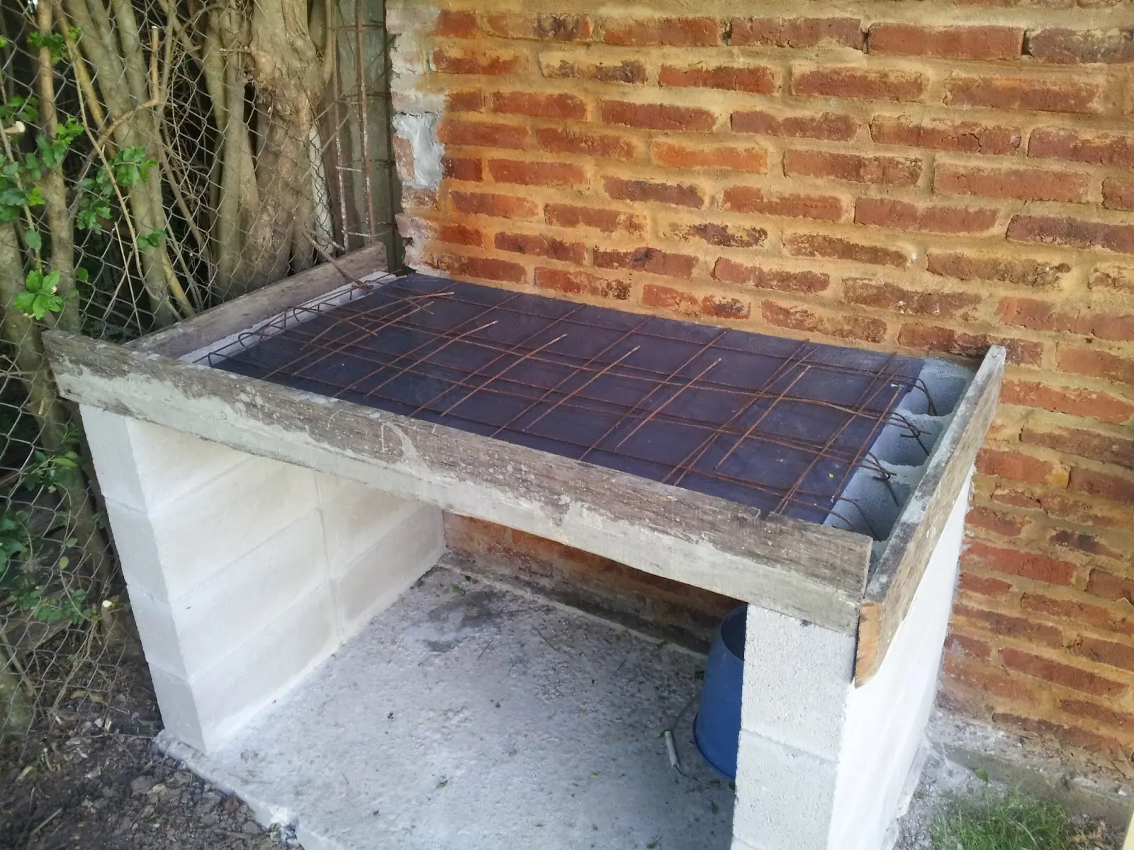 emparrillado enlozado