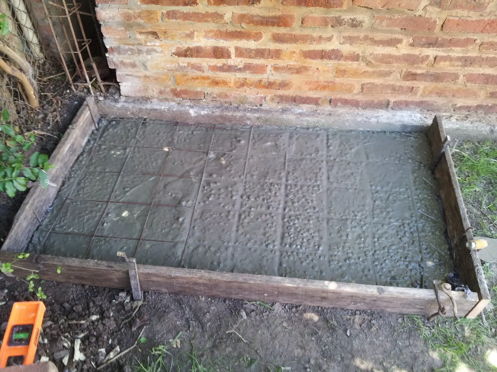 hacer parrilla de material