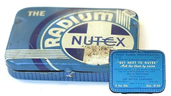 Condones radioactivos