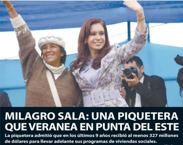 Así detuvieron a Milagro Sala en la puerta de su casa