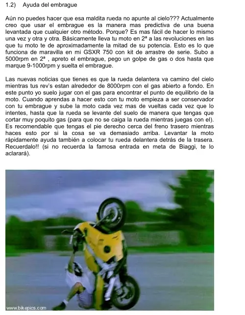 Como hacer una Wheelies con moto si lastimarse o fallar