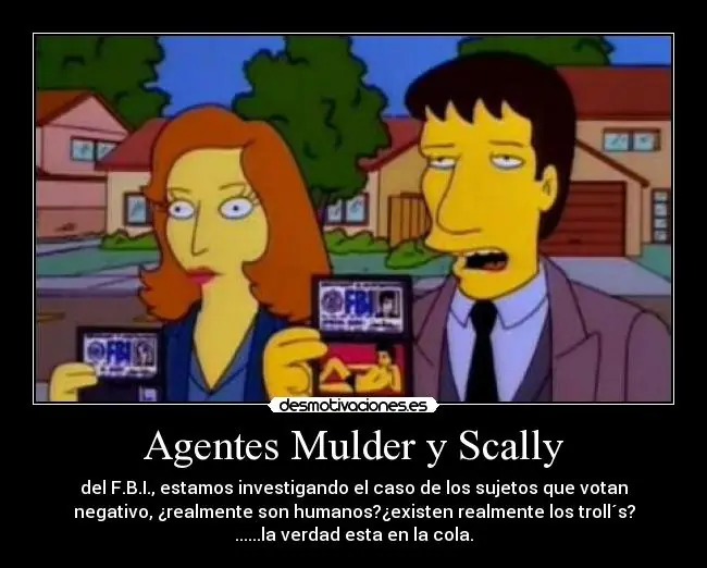 Dibuje a Mulder y Scully y te lo muestro / Expedientes X