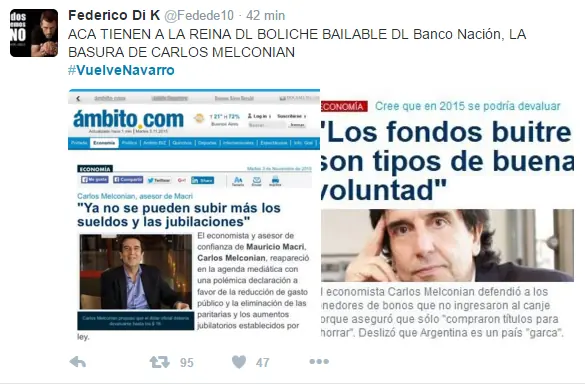 Mira el ñoquitaje al rojo vivo en twitter Mira el ñoquitaje al rojo vivo en twitter
