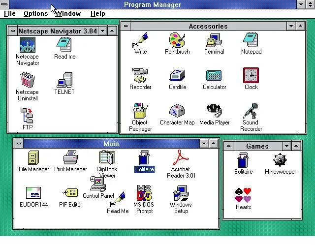 Historia Windows