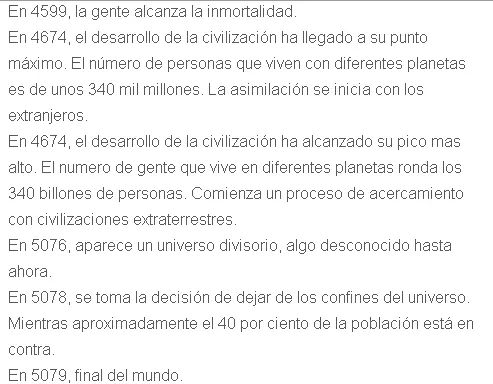 precdiciones hasta el fin del mu