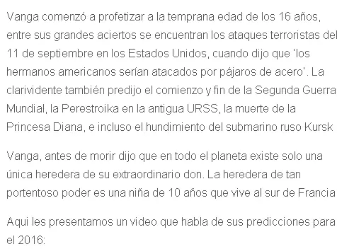 precdiciones
