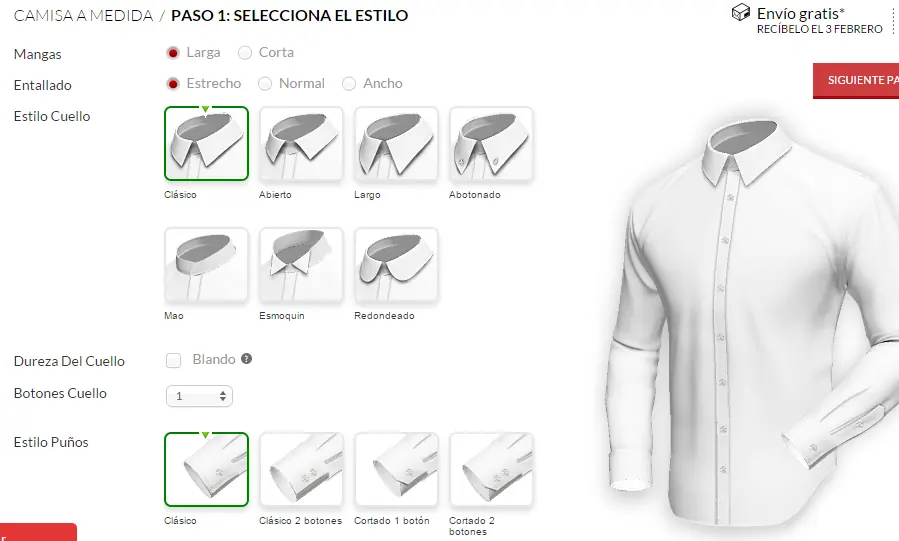 Diseñador de ropa online
