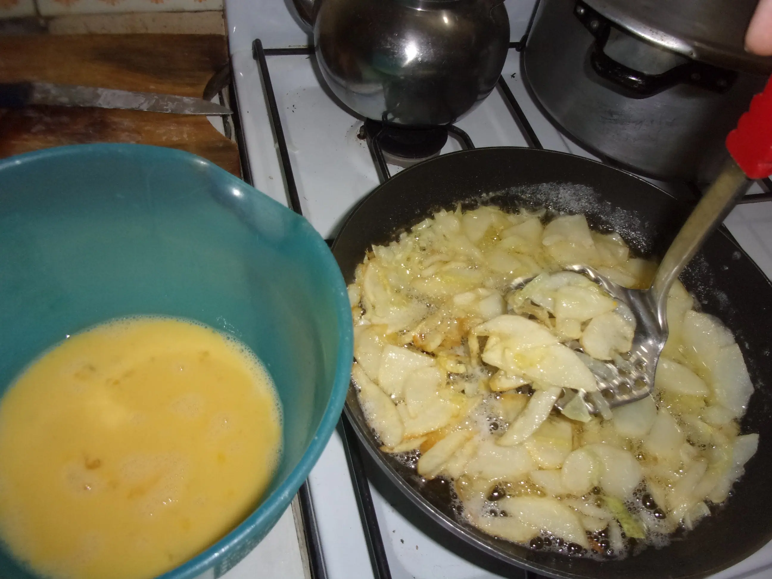 me hice una tortilla