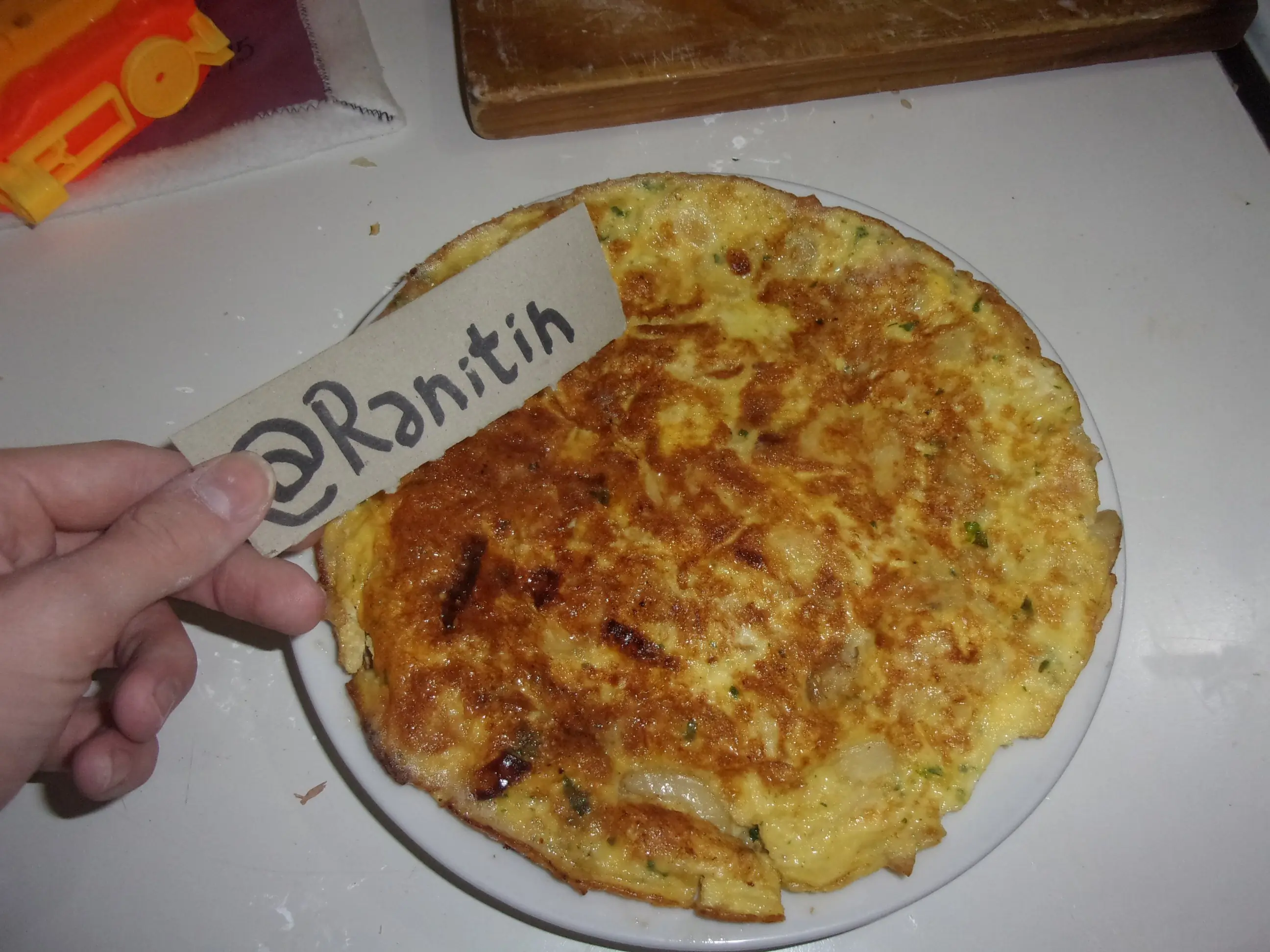 Me hice una tortilla de papas