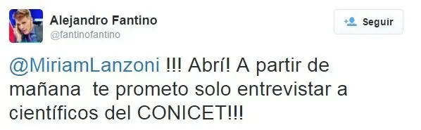 Fantino: para para, vos me estas diciendo...? Fantino: para para, vos me estas diciendo...?