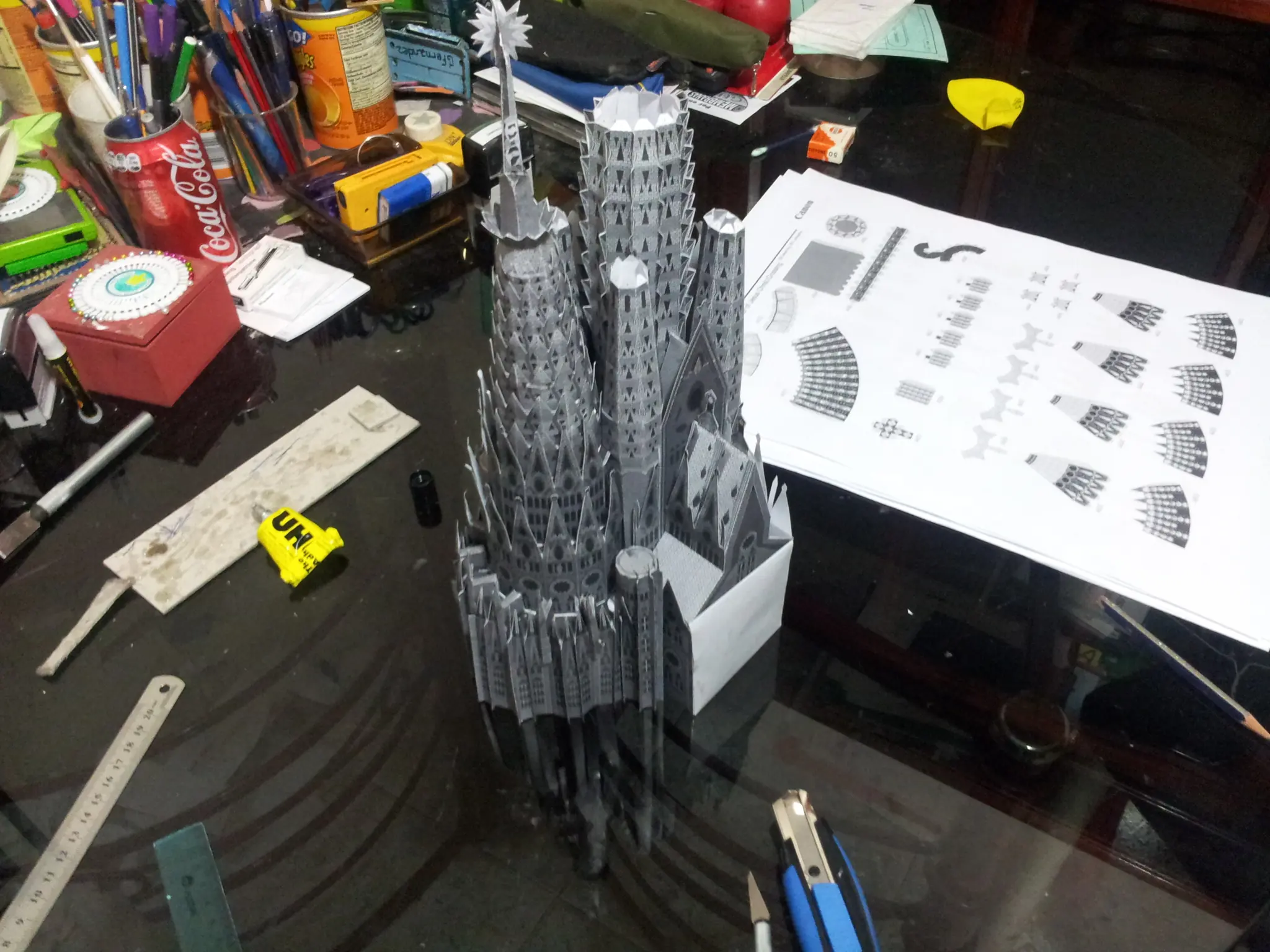 Maqueta de la Basílica de la Sagrada Familia (Papercraft)