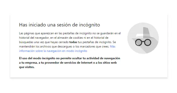 Modo incognito: 5 usos prácticos.
