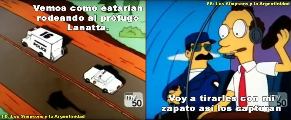 Simpsons, Humor Argentino +10