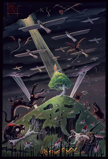 Joe Vaux el arte de los ambientes extraños y criaturas Joe Vaux el arte de los ambientes extraños y criaturas