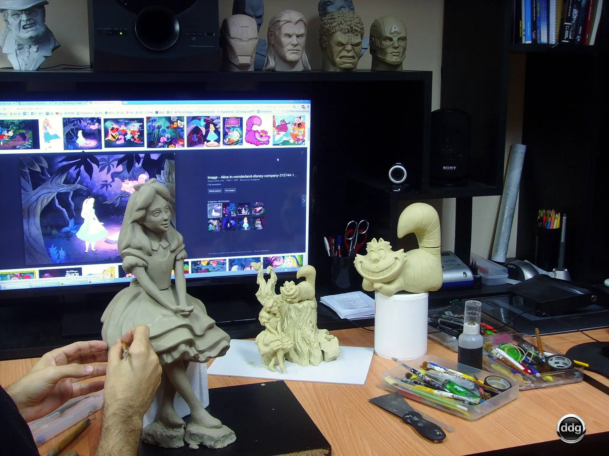 Mis esculturas con licencia Star Wars y Skyrim