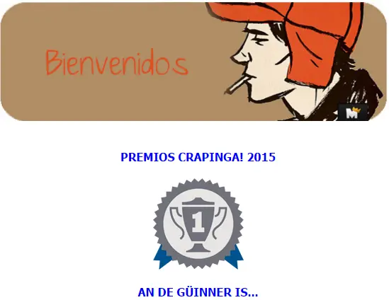 Premios Crapinga 2015, an de güinner is...