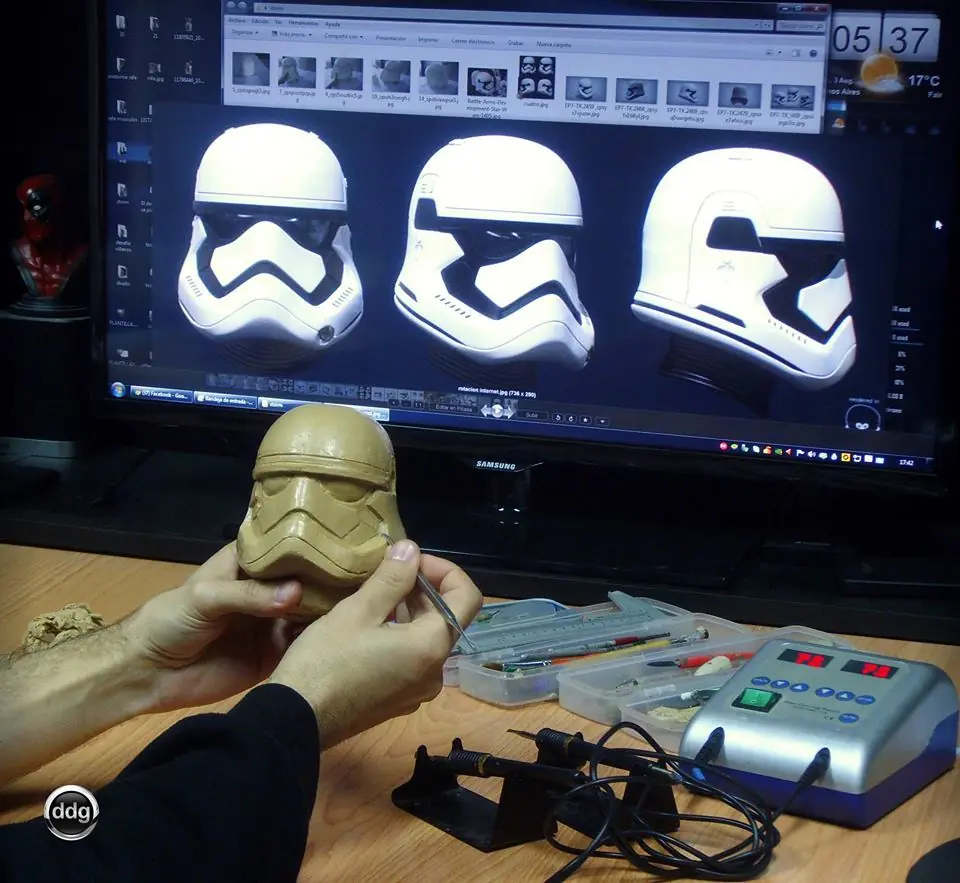 Mis esculturas con licencia Star Wars y Skyrim