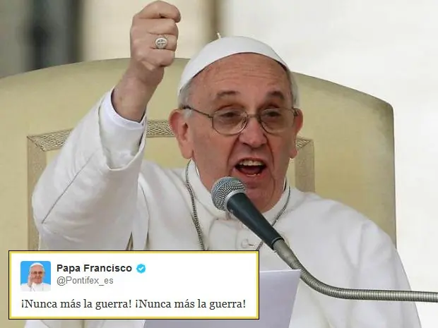 Se queja de la guerra, dice: no deja jugar a los chicos pero