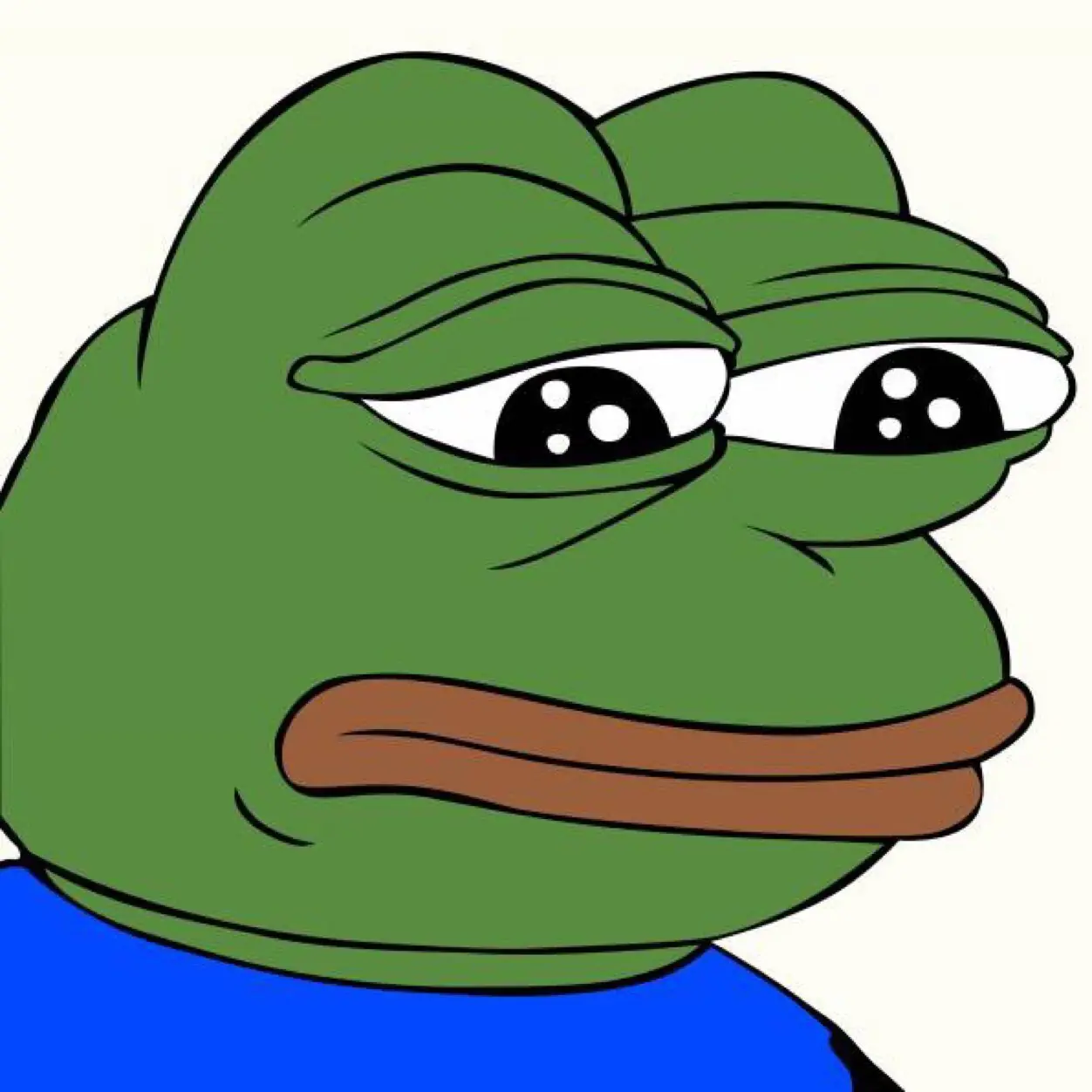 Sad frog