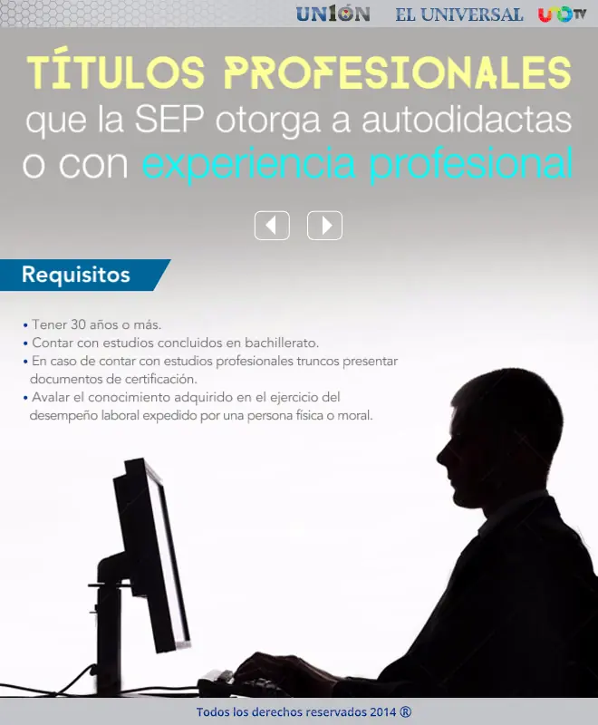 Título profesional sin cursar la Universidad