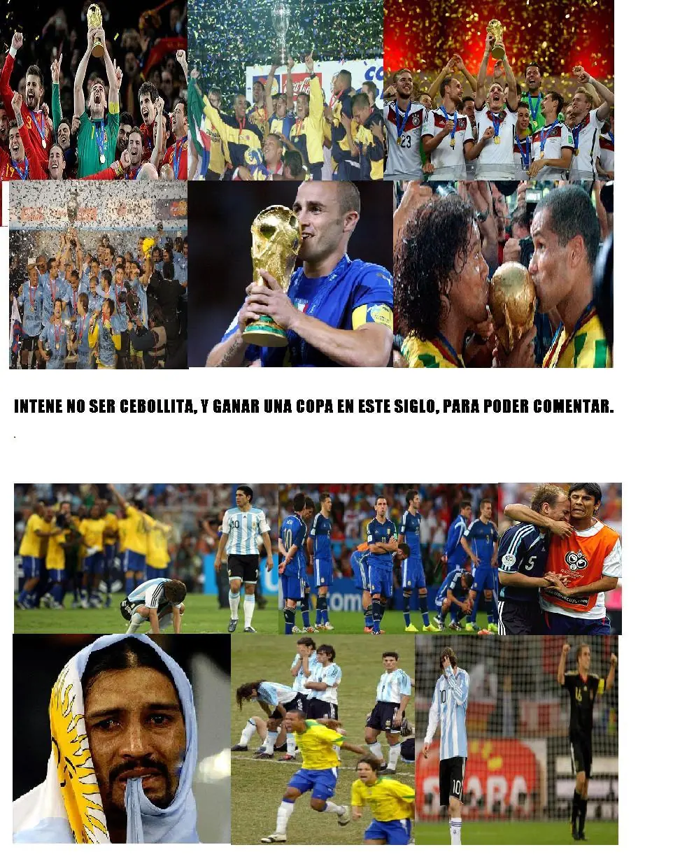 Todas las pecheadas de la Selección