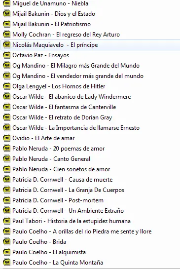 famosos