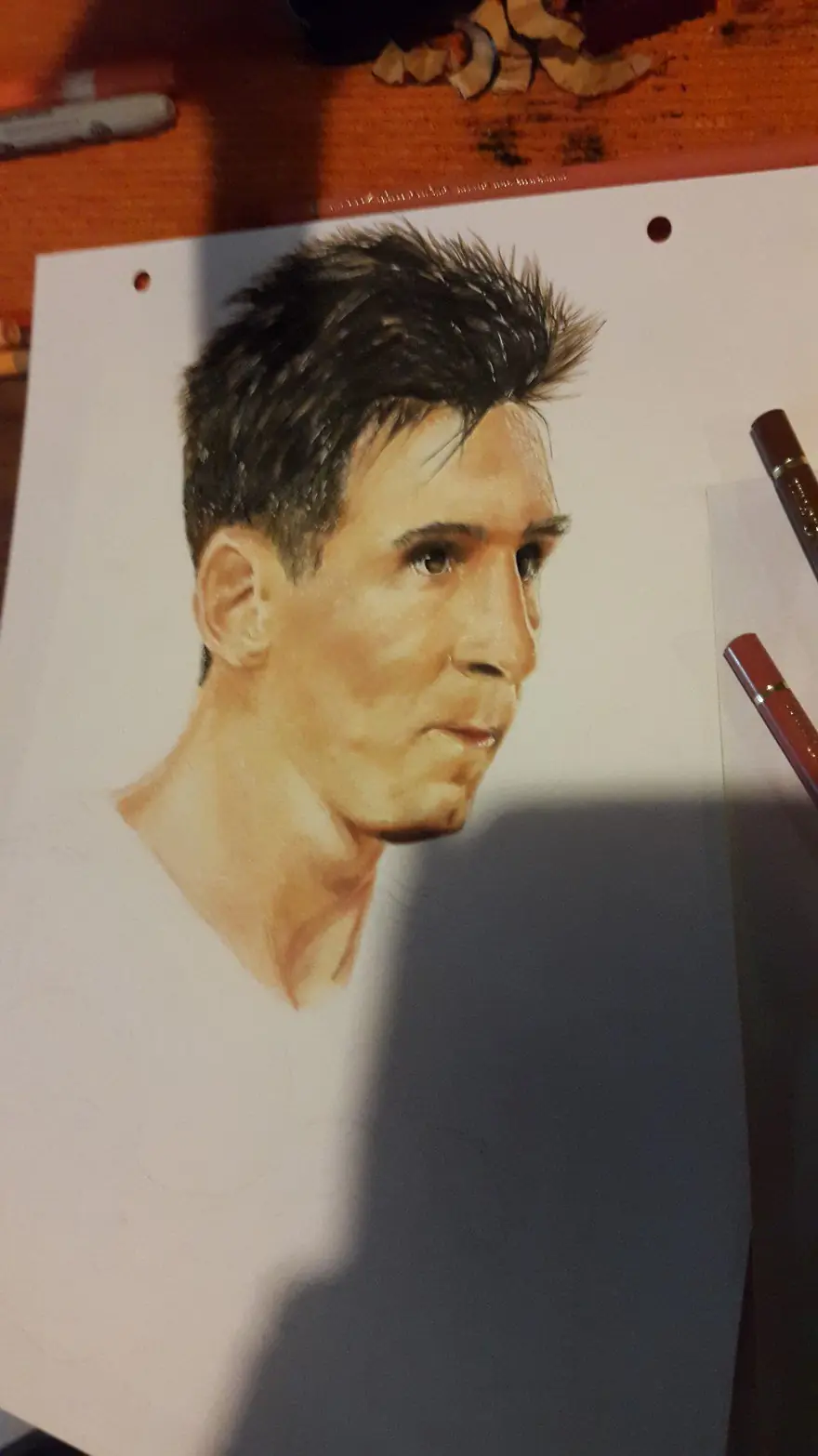Dibuje a messi y te lo muestro