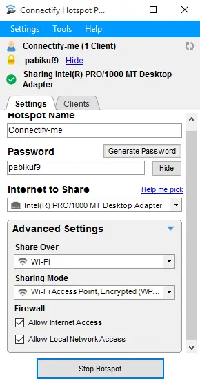 Compartir tu propio WI-FI en linux y windows