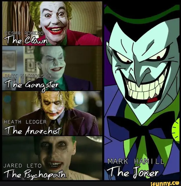 Las Múltipes Caras Del Joker, ¿Cual es tu Favorito?